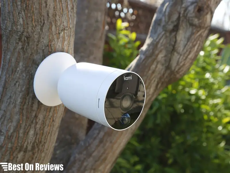 Battery Operated Security Camera with A Memory Card