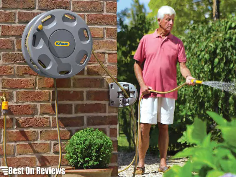 wall mounted garden hose reels