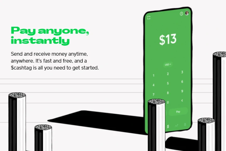 Pay anyone instantly at anytime with Cash App.