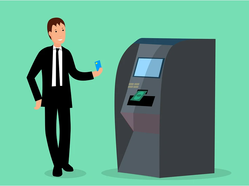 Using a Cash App Card at an ATM.