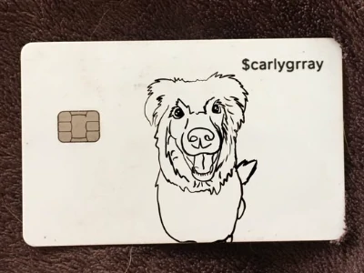 cute dog card