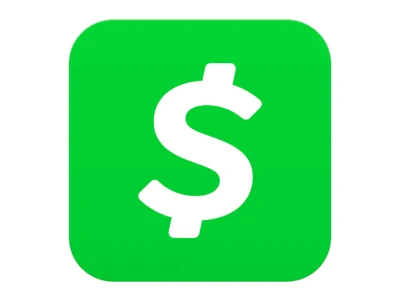 A smooth electric-green square with softened corners and a slanted dollar sign.