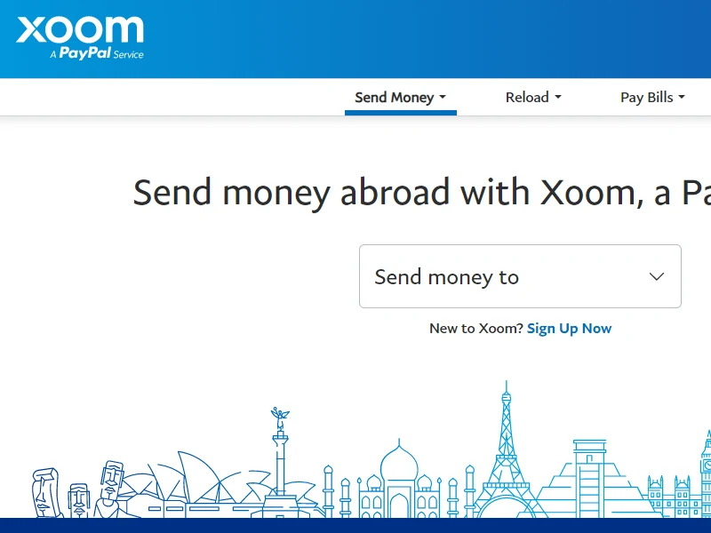Xoom is useful for sending money to another country.