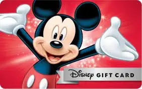 Disney gift card.