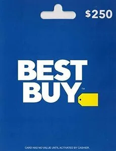 Best Buy gift card.