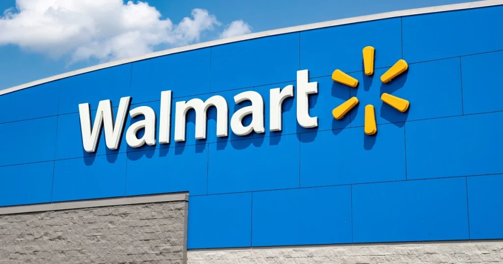 Walmart logo.